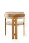 Hanah Home Silla de roble y beige CO - 034